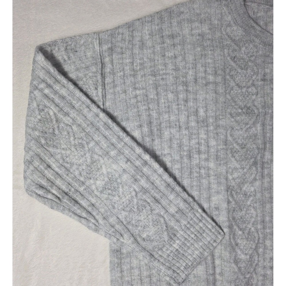 Legendary Outfitters XL Cozy Cable Knit Sweater Gray Soft Pullover NWT - Picture 10 of 10